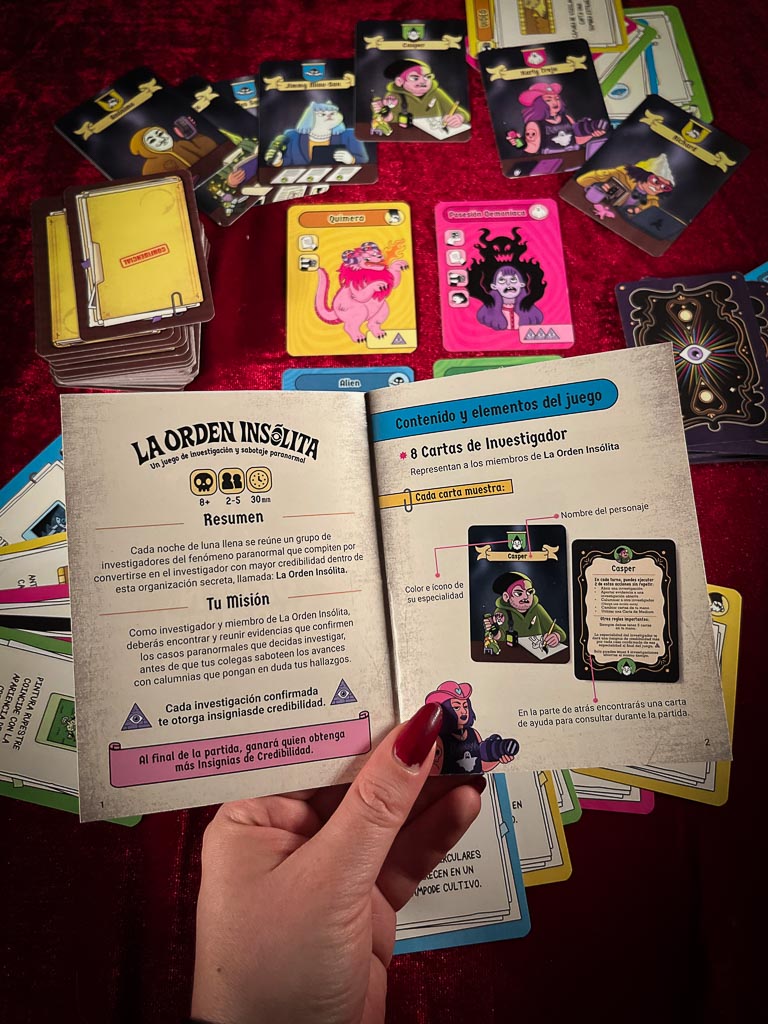 La Orden Insólita | Juego de Mesa Prototipo final de La Orden Insólita hecho a mano, foto 6
