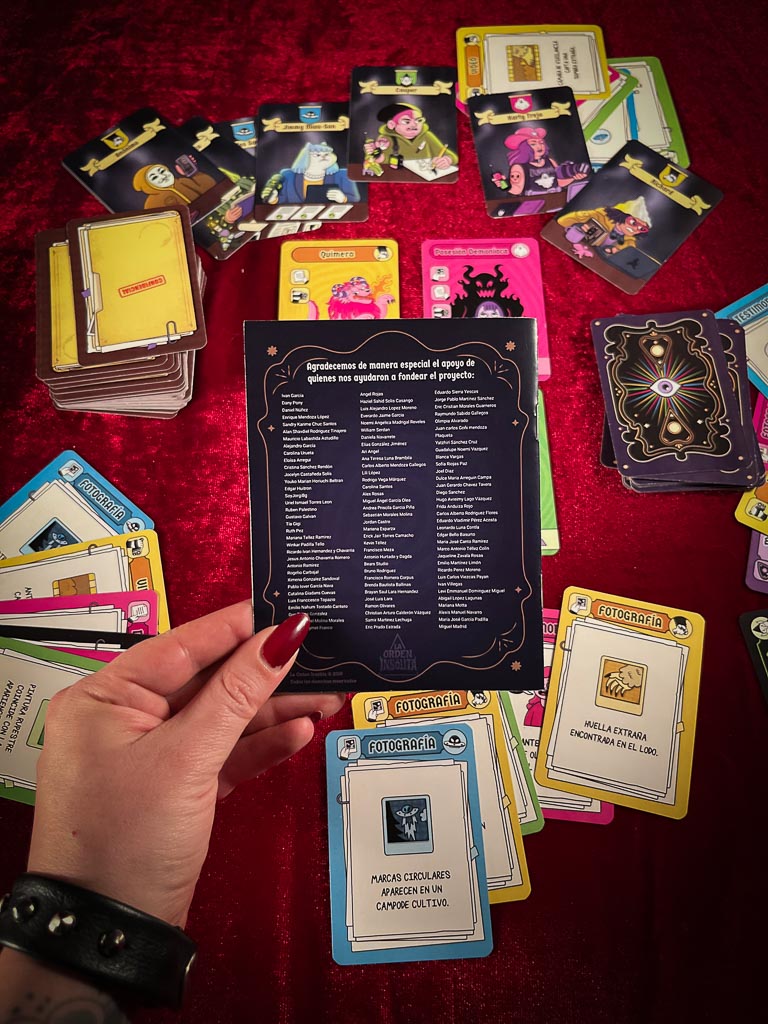 La Orden Insólita | Juego de Mesa Prototipo final de La Orden Insólita hecho a mano, foto 7